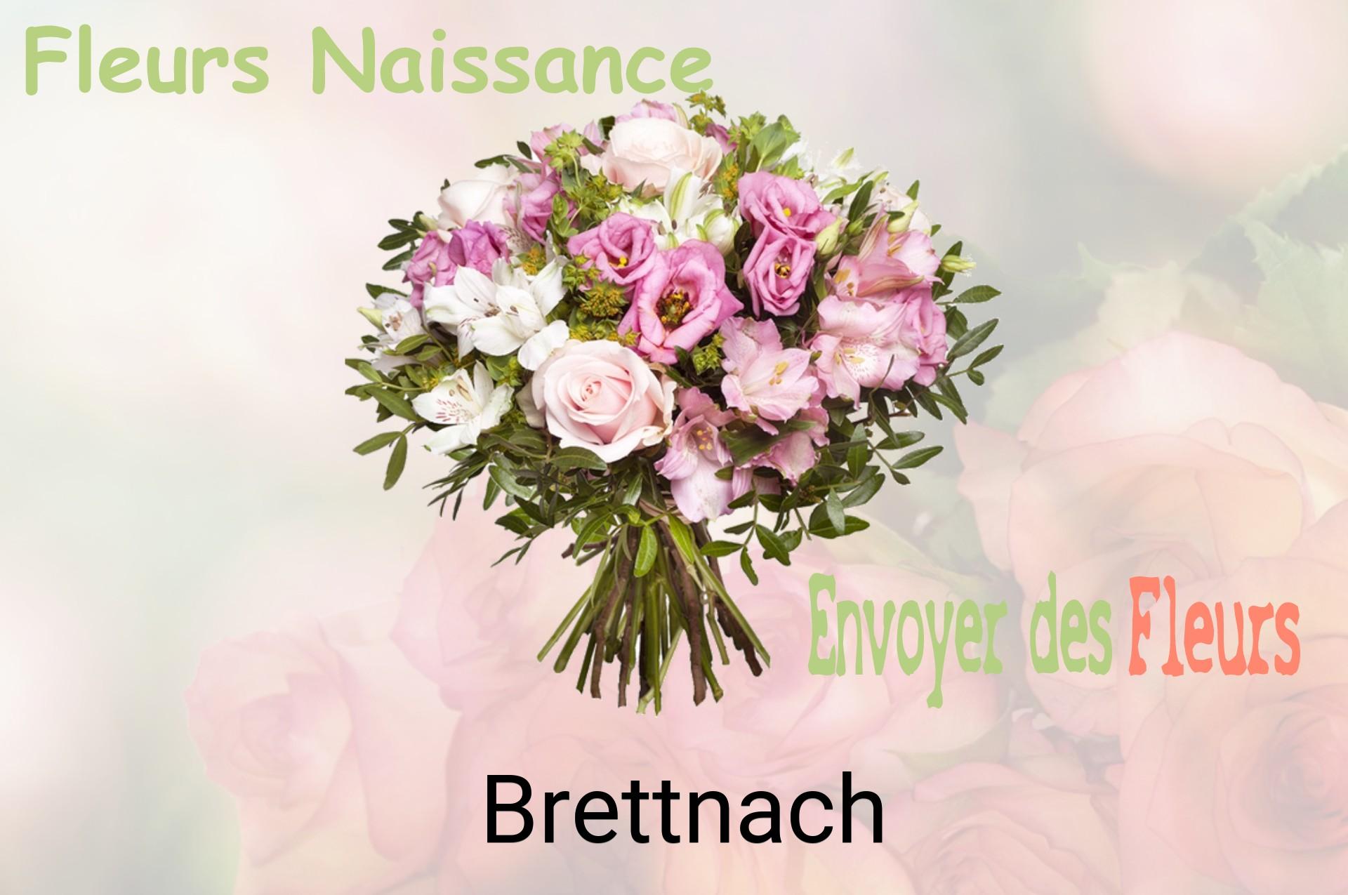 Bouquet de fleurs de naissance livré à Brettnach